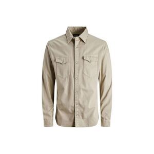 Jack Jones Beige Denim Men's Shirt